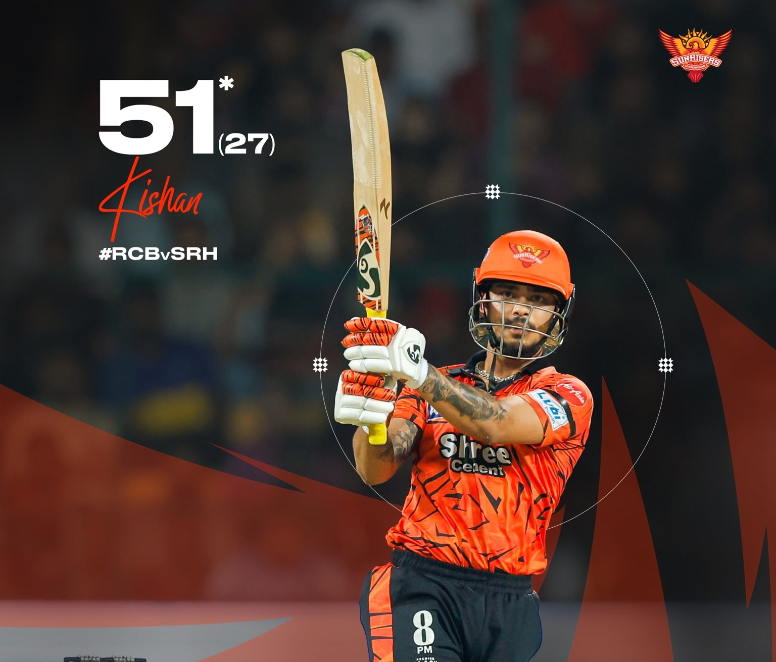 RCB vs SRH: ఇషాన్ కిషన్ హాఫ్ సెంచరీ