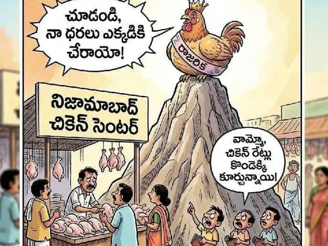 కామారెడ్డి జిల్లాలో చికెన్ ధరల వివరాలు