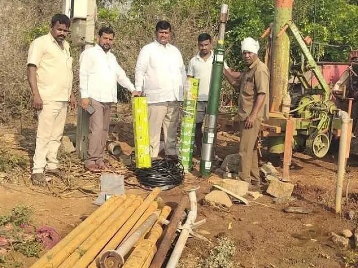 వెల్దండలో నూతన బోరు మోటార్లు ప్రారంభం