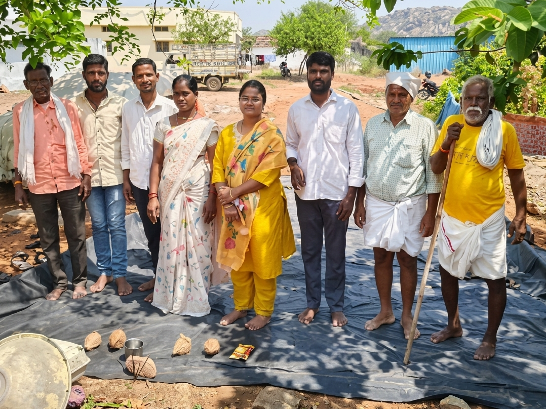 వెంకటేశ్వర్ల తండాలో సీసీ రోడ్డు పనులు