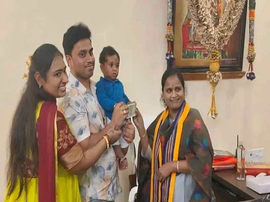 చెంగాళమ్మకు రూ.1.10 లక్షల విరాళం