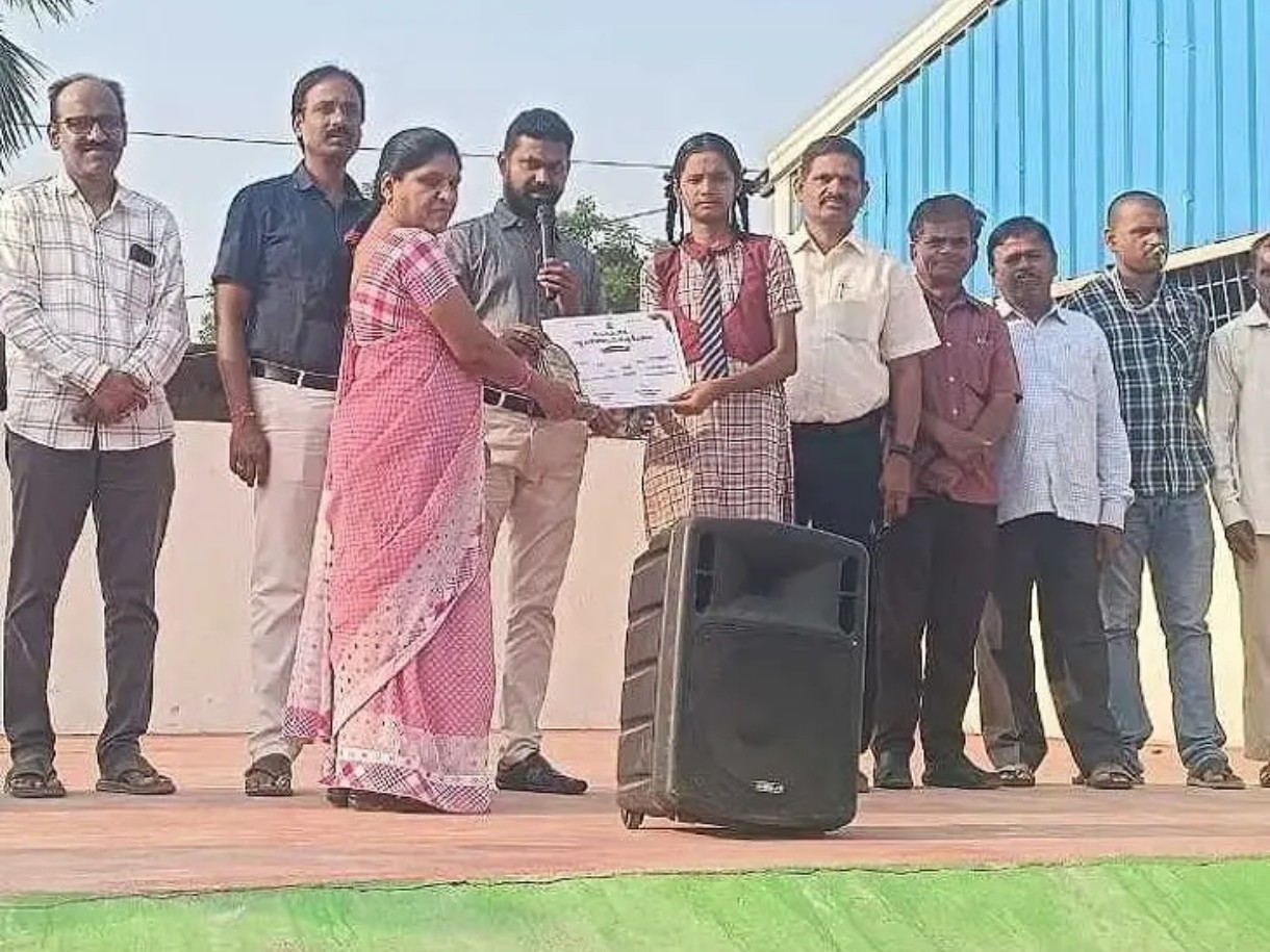 రాష్ట్ర స్థాయిలో ఐనాపూర్ విద్యార్థి ప్రతిభ