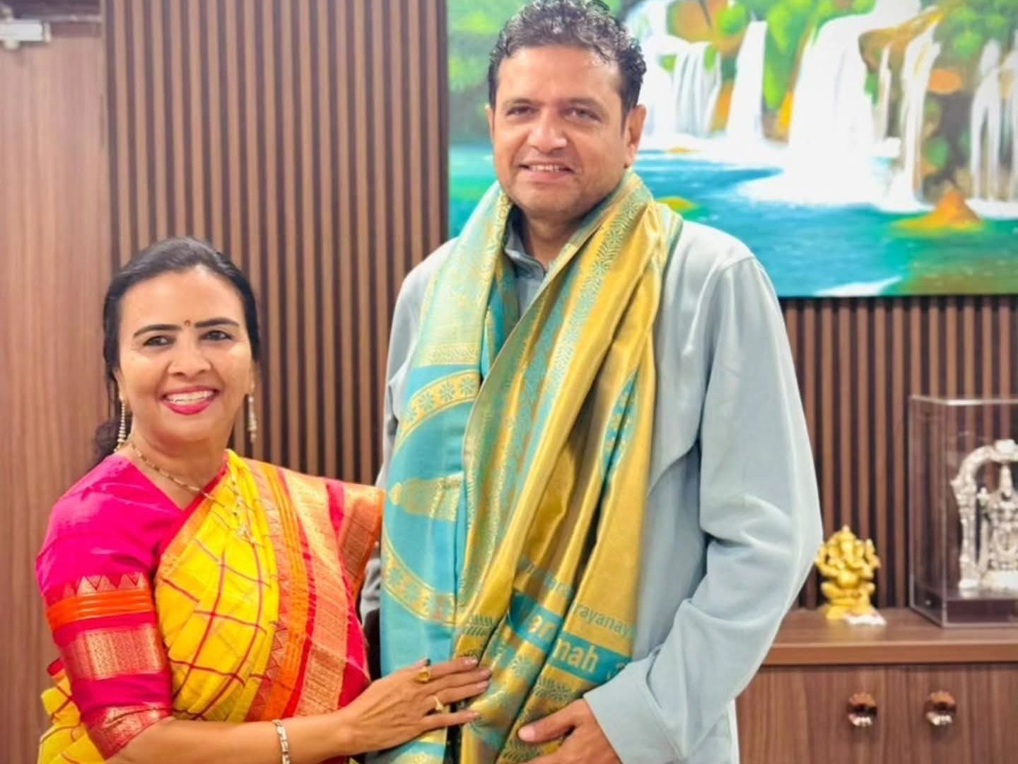 మంత్రులను కలిసిన వైస్ ప్రెసిడెంట్