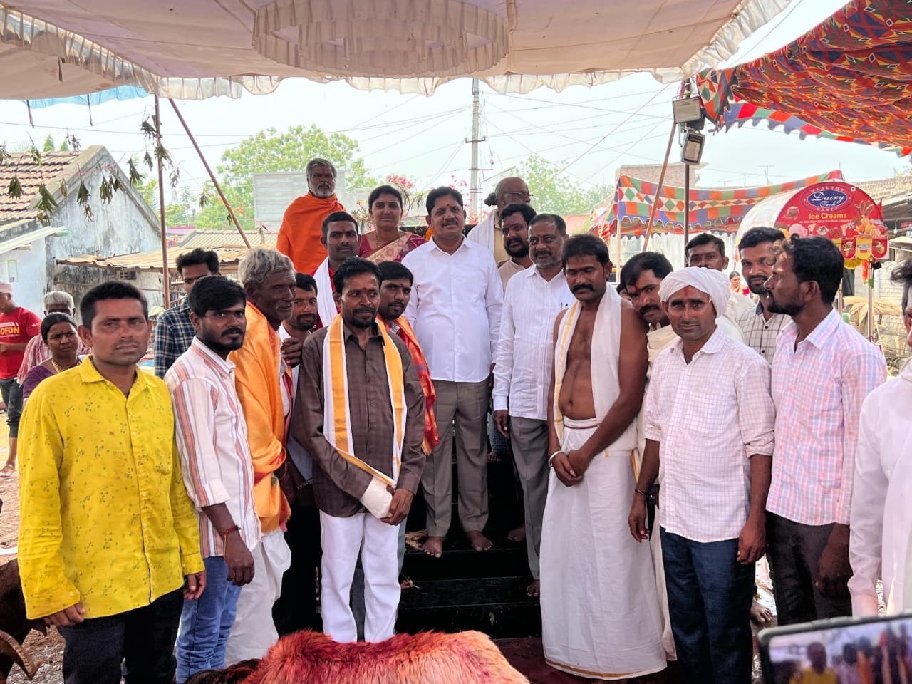 మాకుల తండాలో విగ్రహ ప్రతిష్ట కార్యక్రమం