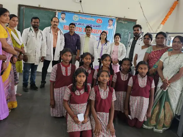 200 మంది విద్యార్థులకు ఆరోగ్య పరీక్షలు