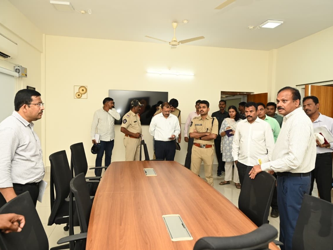 స్వామివారి కళ్యాణోత్సవ ఏర్పాట్లపై కలెక్టర్ తనిఖీ