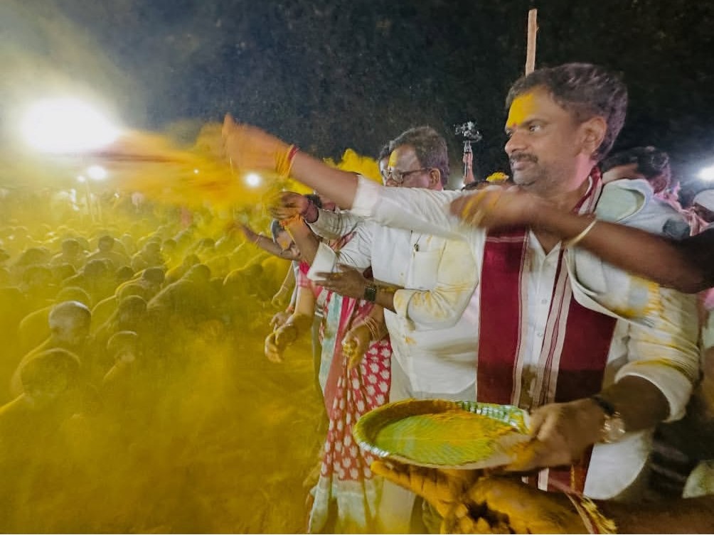 ఎల్లమ్మ పండుగ వేడుకల్లో పాల్గొన్న మాజీ ఎమ్మెల్యే