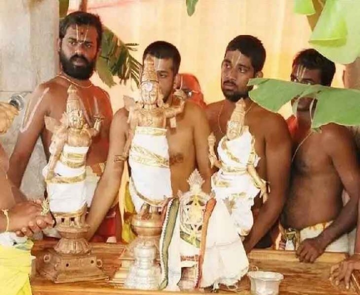 వైభవంగా స్వామి వారికి స్వపన తిరుమంజనం సేవ