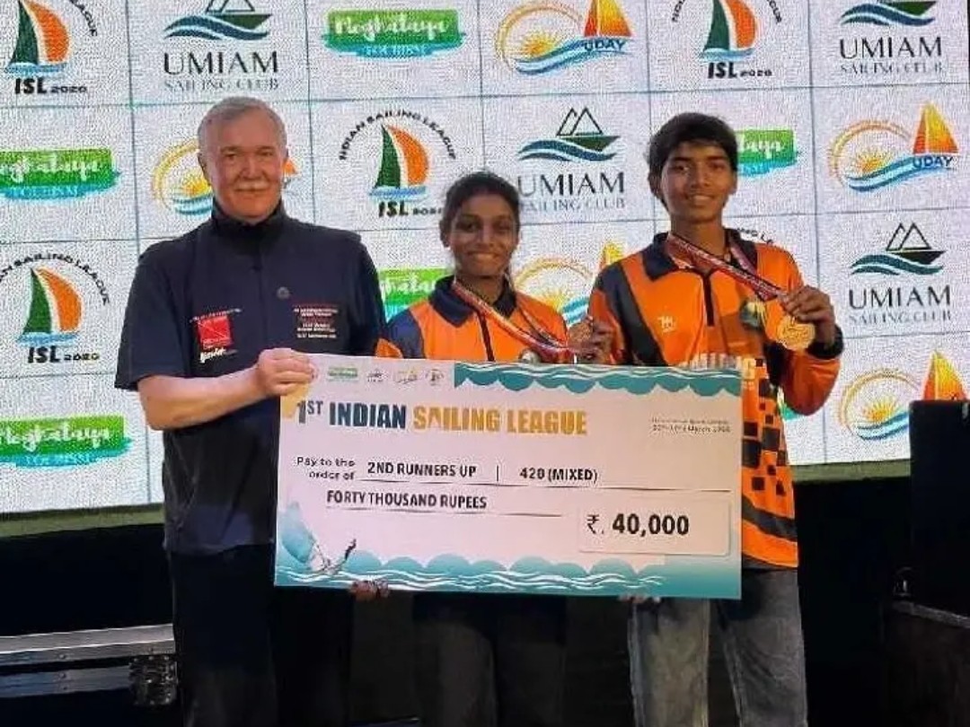 సెయిలింగ్ లీగ్‌లో అద్భుత ప్రతిభ కనబర్చిన రిశ్విత