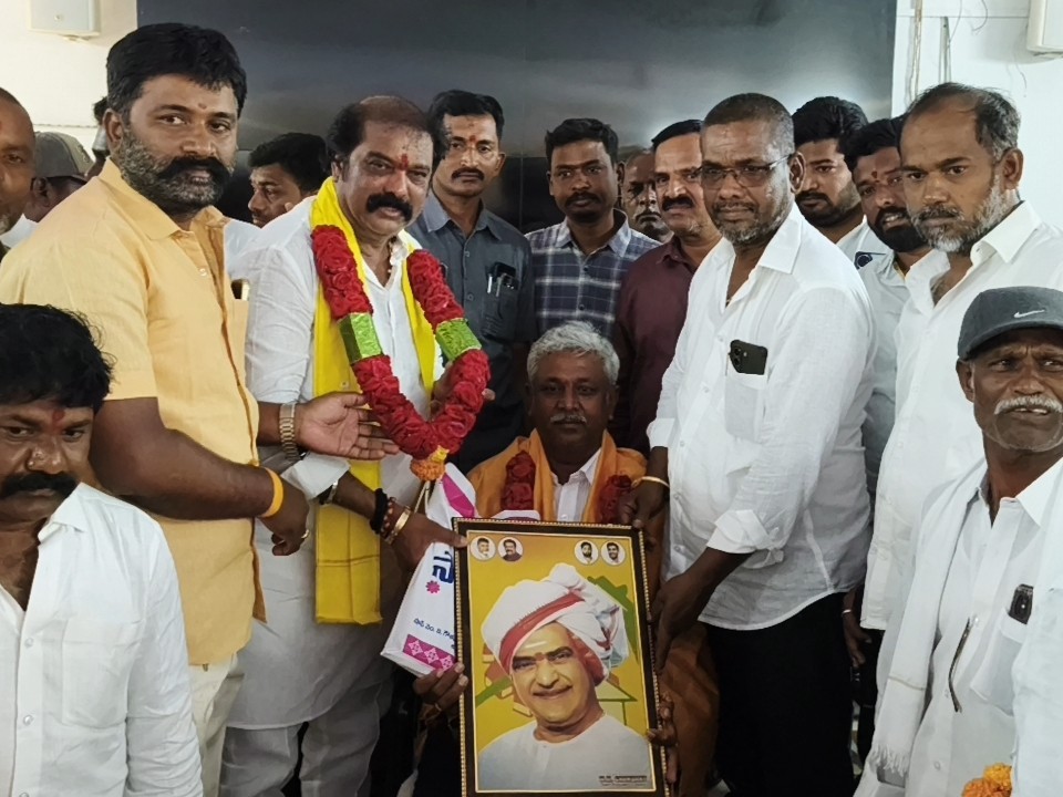 గ్రామ సర్పంచులను సన్మానించిన ఎమ్మెల్యే