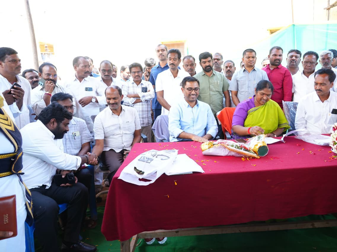 GP కార్యాలయాన్ని ప్రారంభించిన మంత్రి