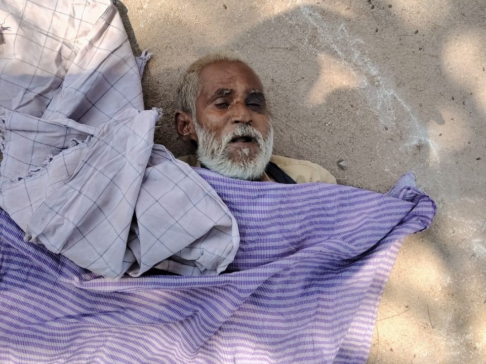 గుర్తు తెలియని వృద్ధుడు మృతి