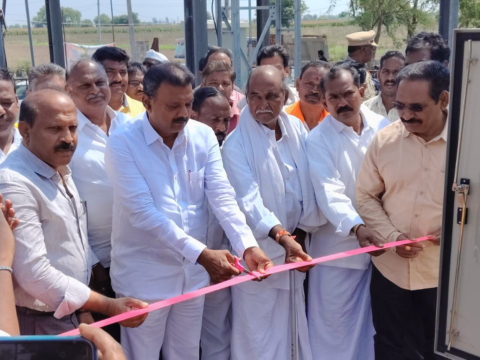 నుదురుపాడు సబ్‌స్టేషన్‌లో 5MVA ట్రాన్స్‌ఫార్మర్ ప్రారంభం