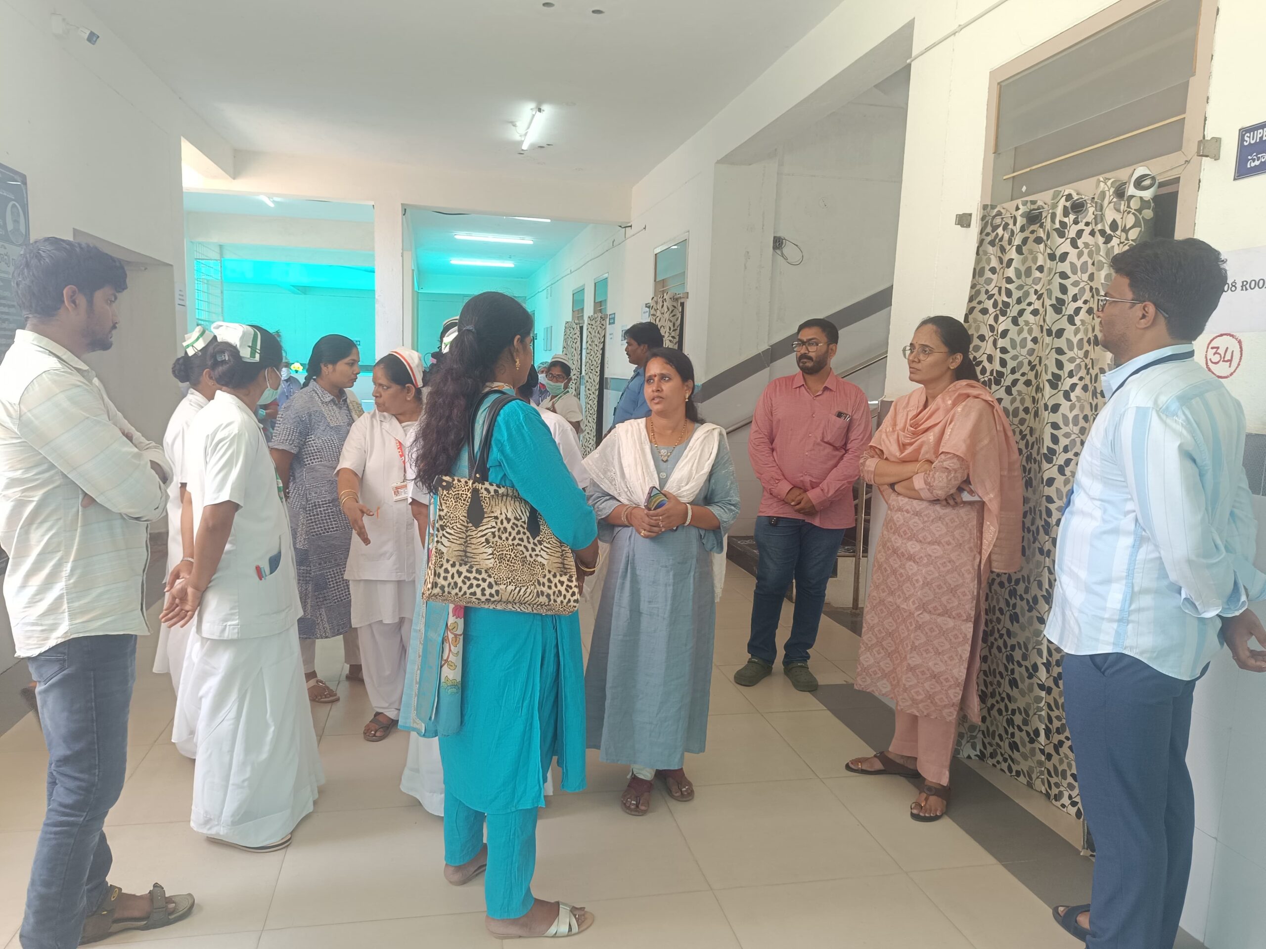 ప్రభుత్వ ఆసుపత్రిని తనిఖీ చేసిన క్వాలిటీ బృందం
