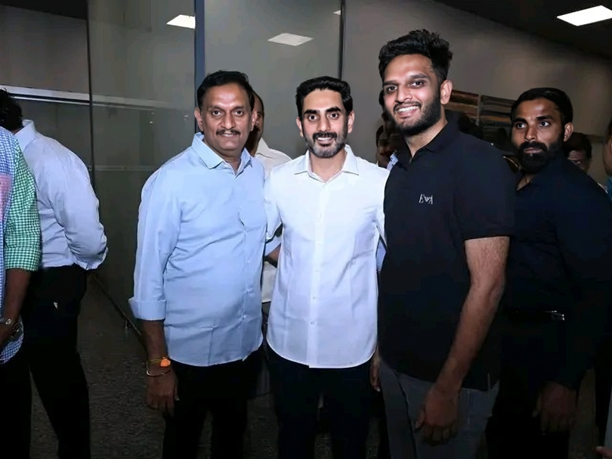 లోకేష్‌కు ఘన స్వాగతం పలికిన ఎంపీ