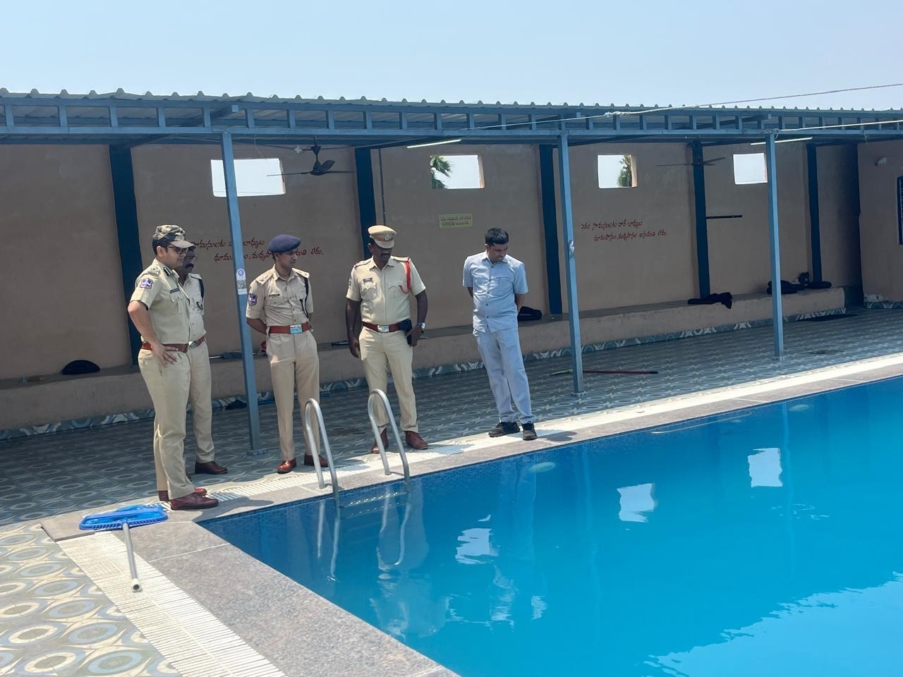 స్విమ్మింగ్ పూల్ ఘటన స్థలాన్ని సందర్శించిన: సీపీ