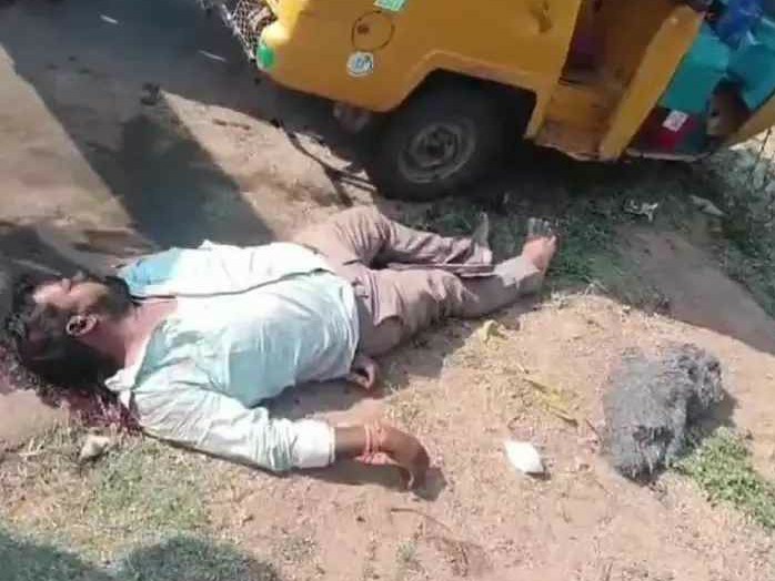 రోడ్డు ప్రమాదం.. ఆటో డ్రైవర్ మృతి