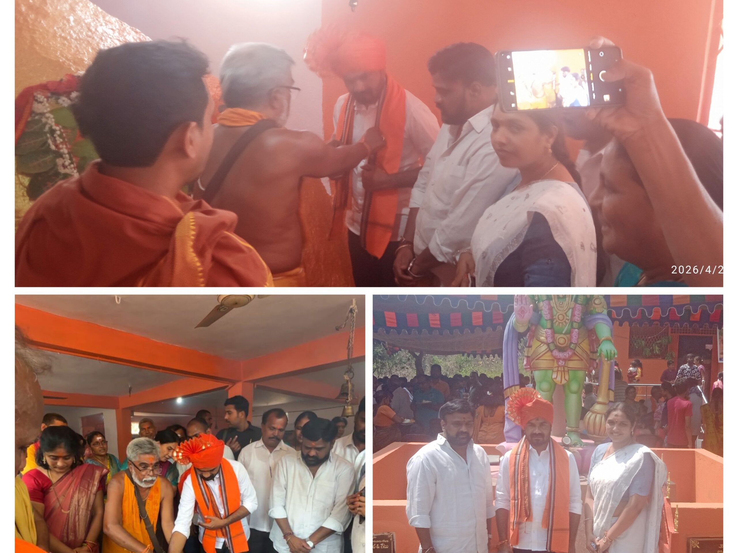 పైడిపల్లి దేవాలయంలో ఎమ్మెల్యే పూజలు