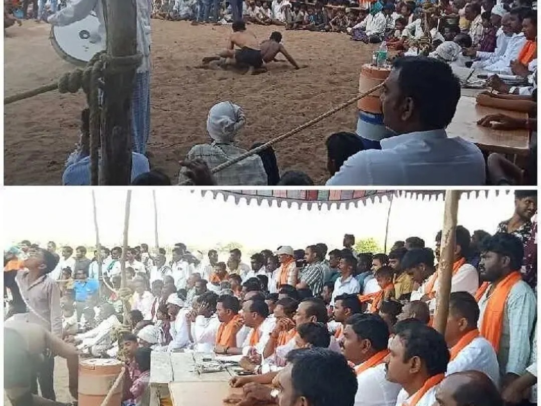 ఐలాపూర్‌లో హోరాహోరీగా కుస్తీ పోటీలు