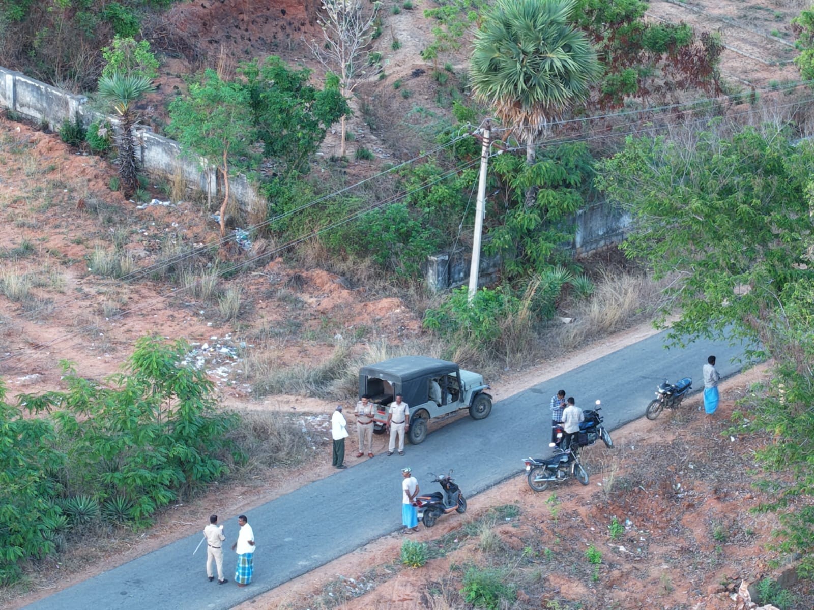 డ్రోన్ నిఘాతో భద్రత కట్టుదిట్టం
