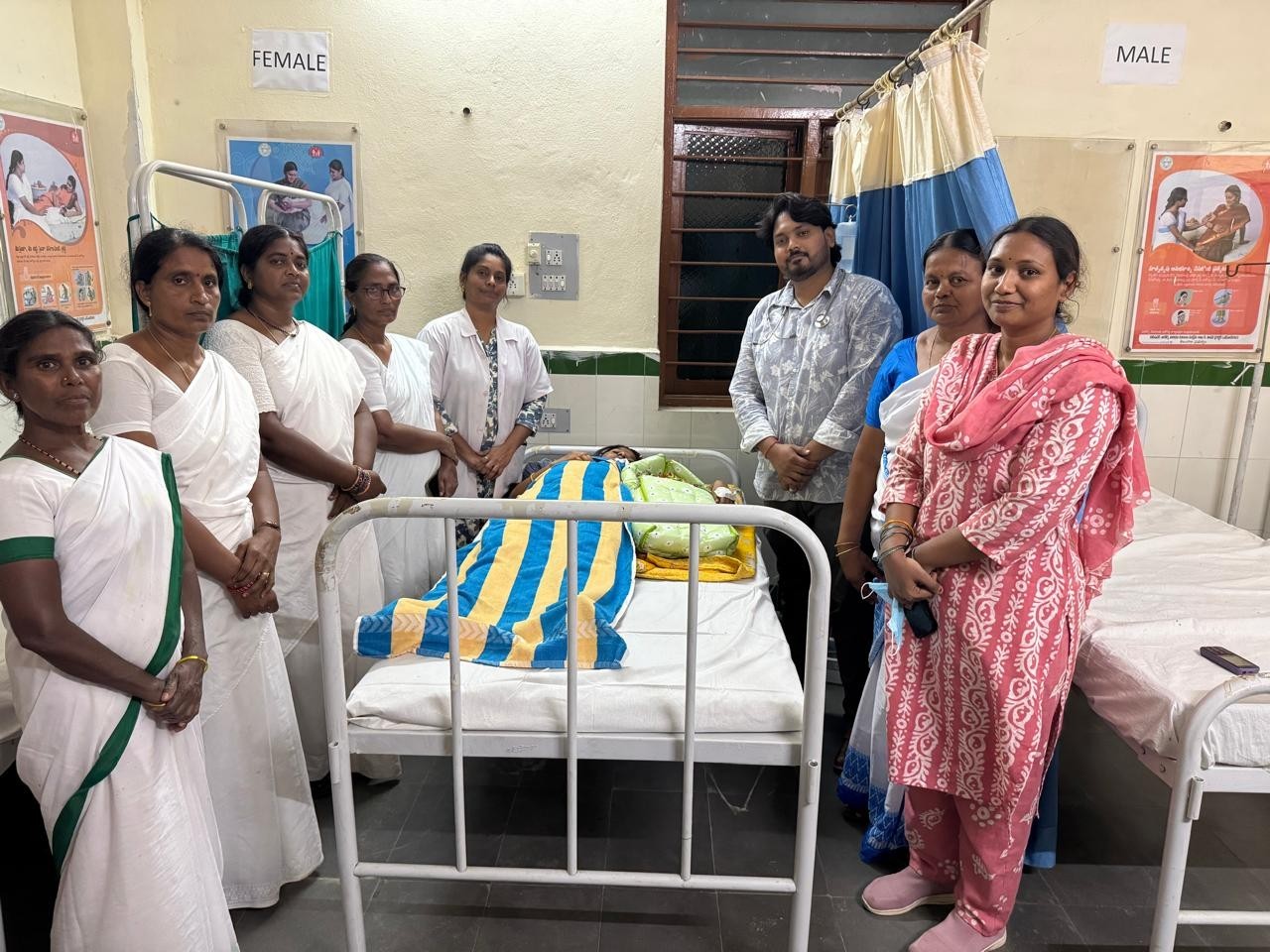 రేపాల పీహెచ్‌సీలో సాధారణ ప్రసవం