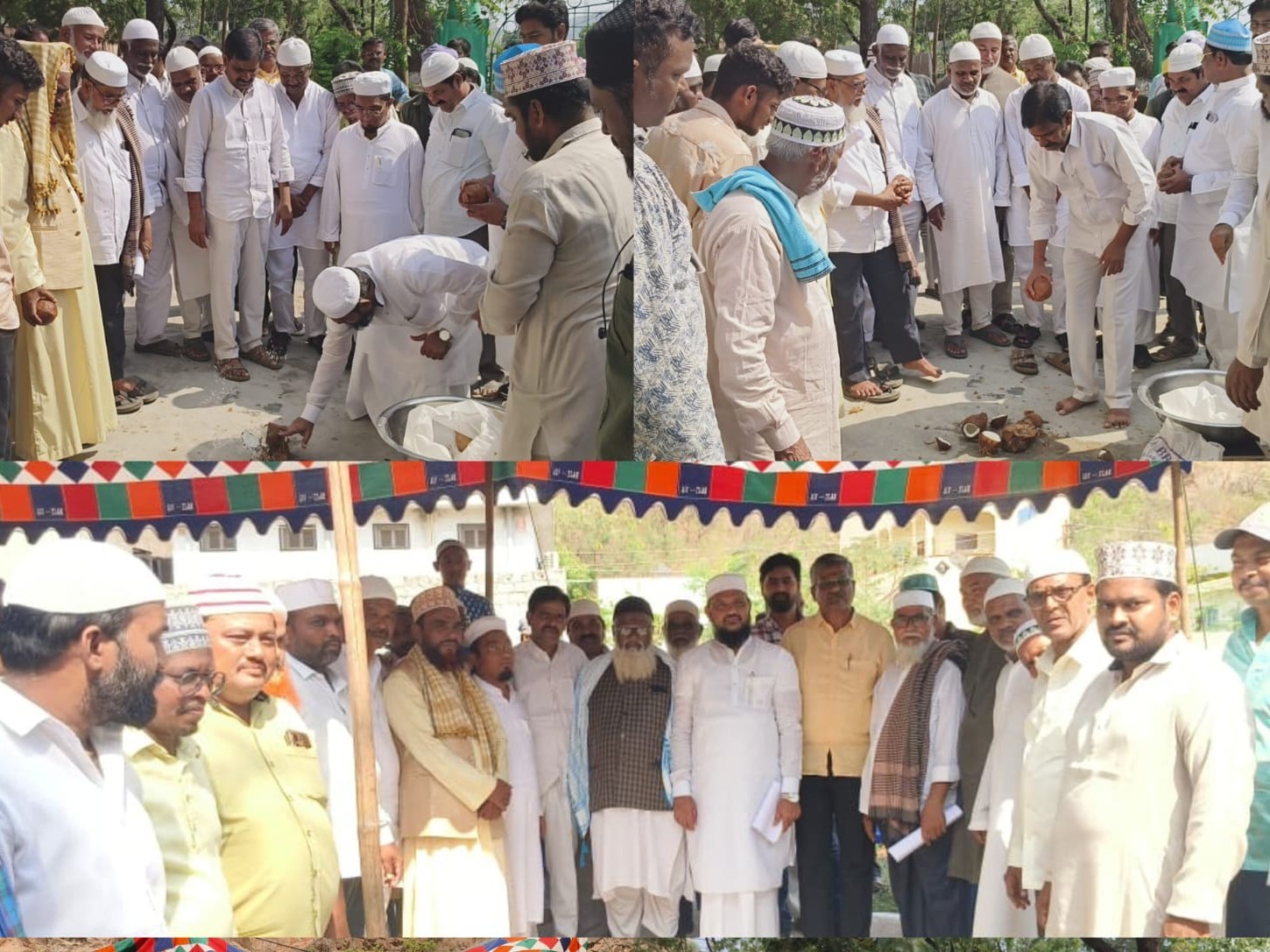 ముస్లిం స్మశాన వాటిక పనులకు శంకుస్థాపన