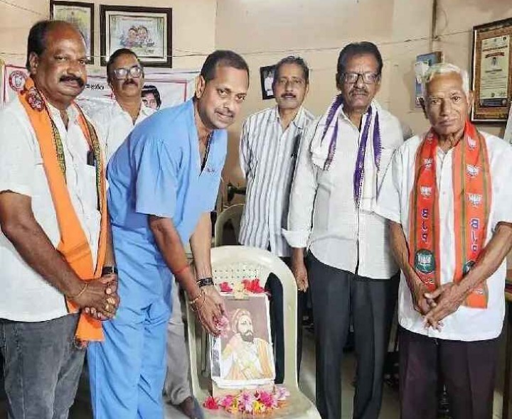 కాకినాడలో ఘనంగా ఛత్రపతి శివాజీ వర్ధంతి