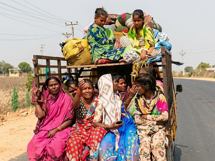 ఆటోల్లో ఓవర్లోడ్.. ప్రాణాలతో చెలగాటం