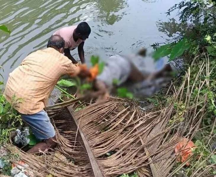 కాలువలో వృద్దురాలి మృతదేహం లభ్యం