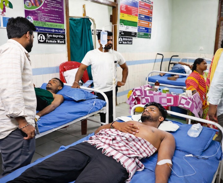 బాదం పాలు తాగి 80 మందికి అస్వస్థత