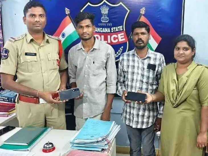 బాధితులకు పోగొట్టుకున్న మొబైల్ ఫోన్‌లు అందజేత