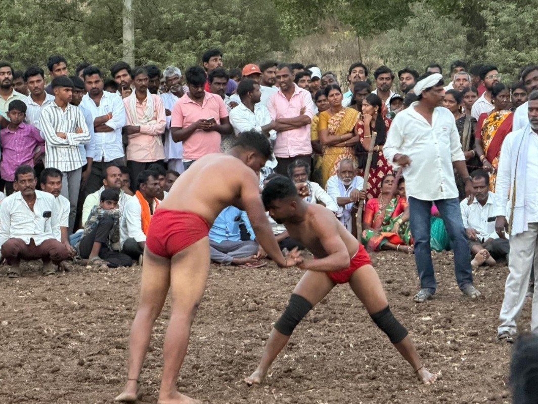 నేడు భారీ కుస్తీ పోటీలు