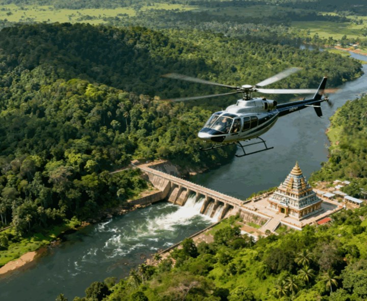 హైదరాబాద్ టు శ్రీశైలం.. హెలికాప్టర్ యాత్ర