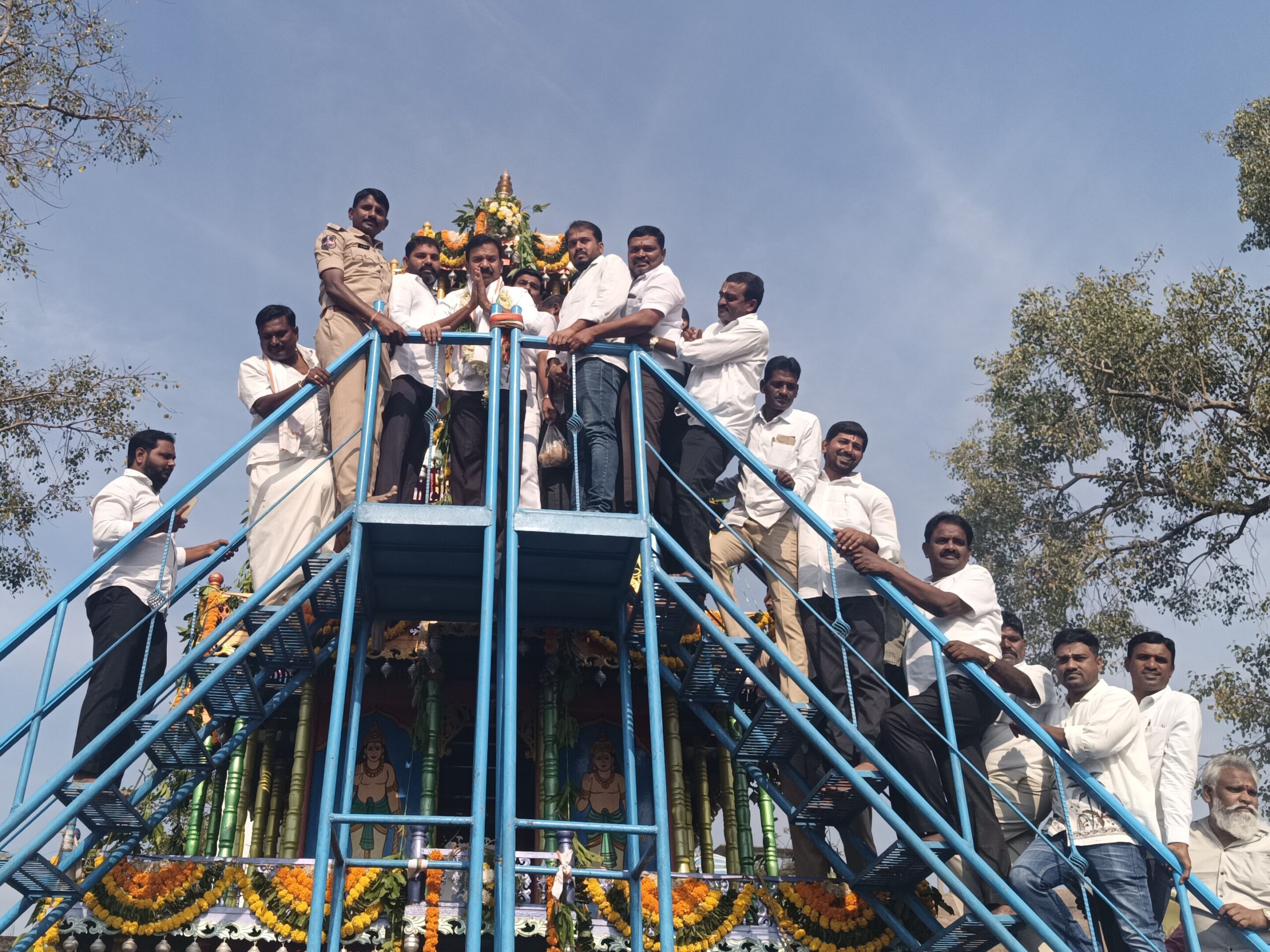 రథోత్సవ కార్యక్రమంలో మానకొండూరు ఎమ్మెల్యే