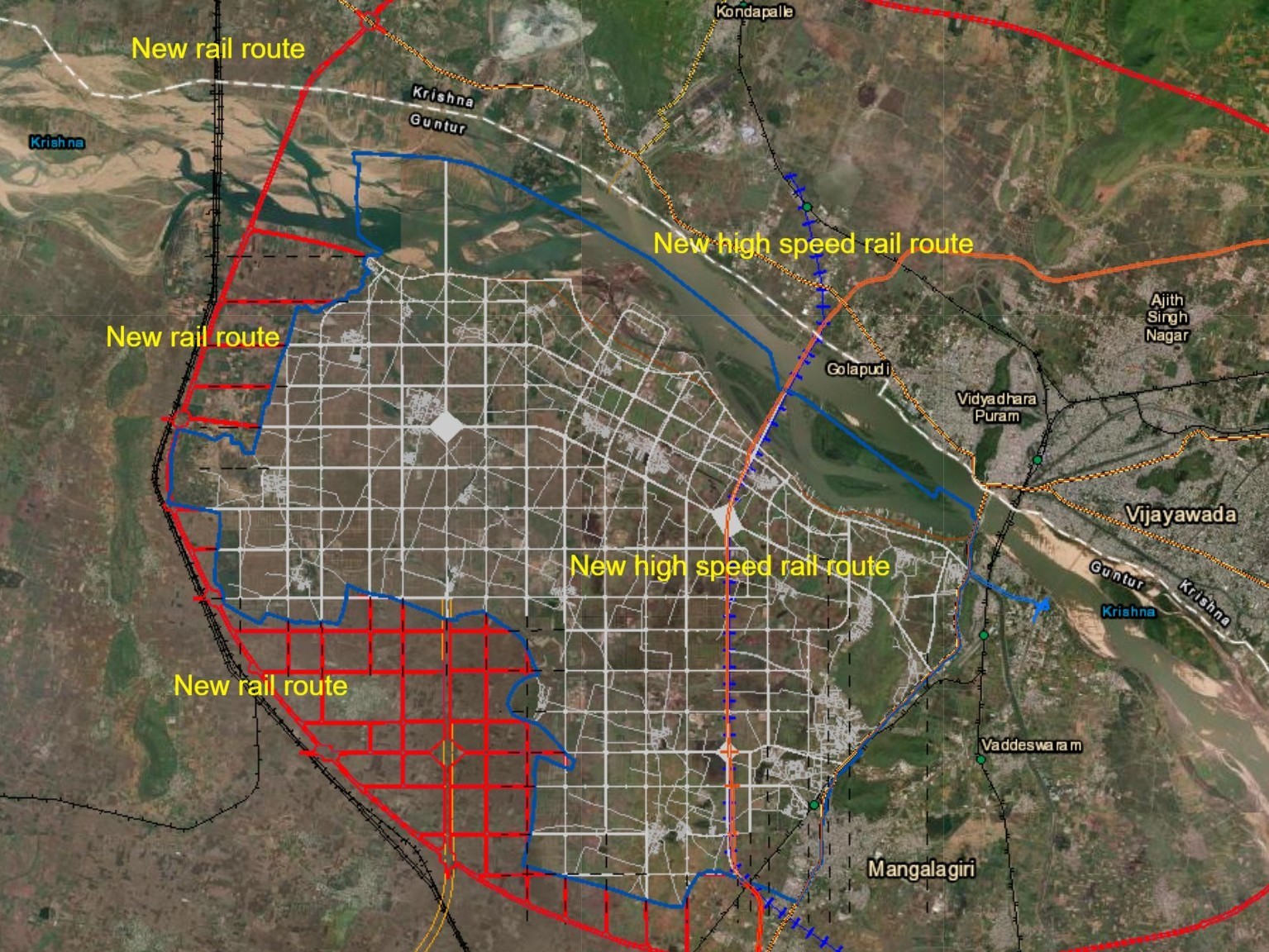 అమరావతికి కొత్త రైల్వే లైన్‌లు