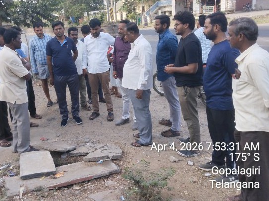 ఐదవ వార్డులో పర్యటించిన తొర్రూరు మున్సిపల్ చైర్మన్