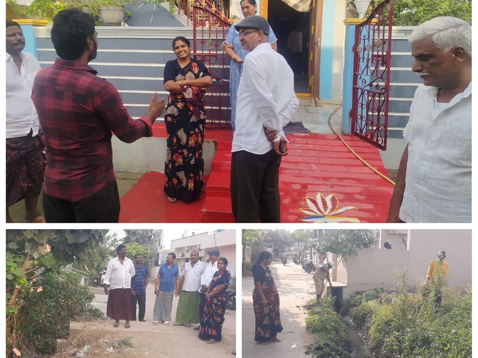 ప్రజలతో ముఖాముఖి జరిపిన మున్సిపల్ ఛైర్ పర్సన్