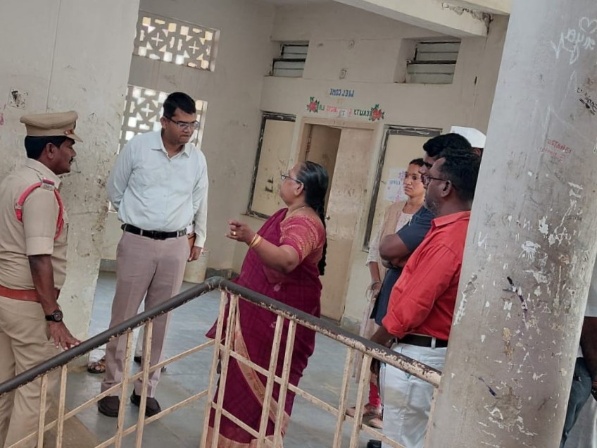 గురుకుల పాఠశాలను ఆకస్మిక తనిఖీ చేసిన కలెక్టర్