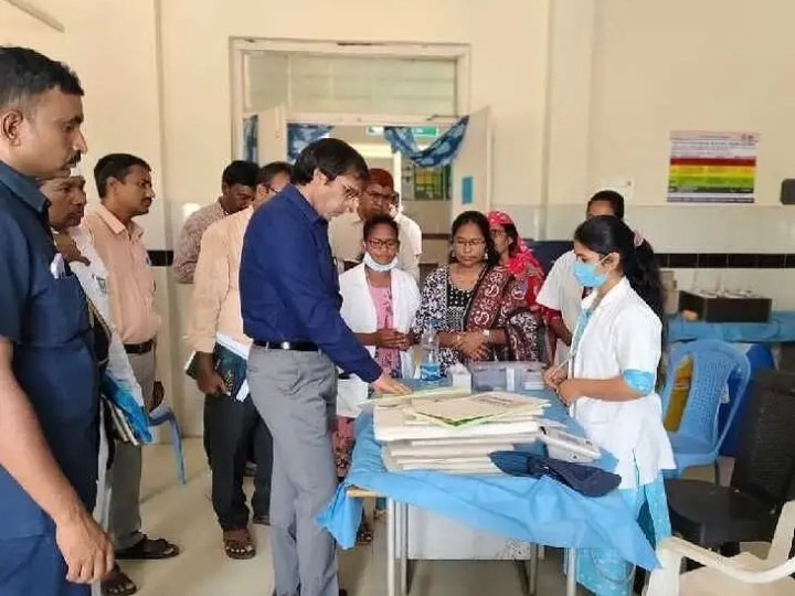 ప్రభుత్వ వైద్యశాలను తనిఖీ చేసిన కలెక్టర్
