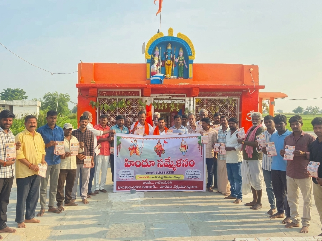 హిందూ సమ్మేళనానికి ఏర్పాట్లు