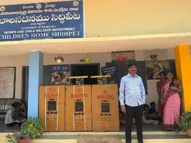 బాలసదనాన్ని సందర్శించిన జడ్జి