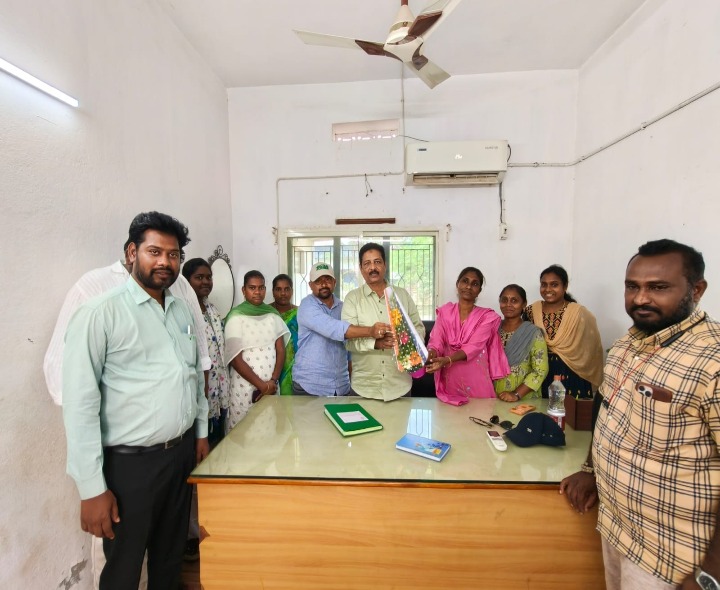 డిప్యూటీ ఎంపీడీవోగా బాధ్యతలు స్వీకరించిన మీర్జా బాషా