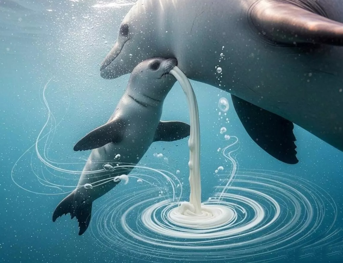 తిమింగలం పాలు నీటిలో ఎందుకు కలవ్వో తెలుసా?