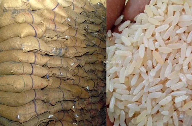 85 క్వింటాళ్ల రేషన్ బియ్యం స్వాధీనం