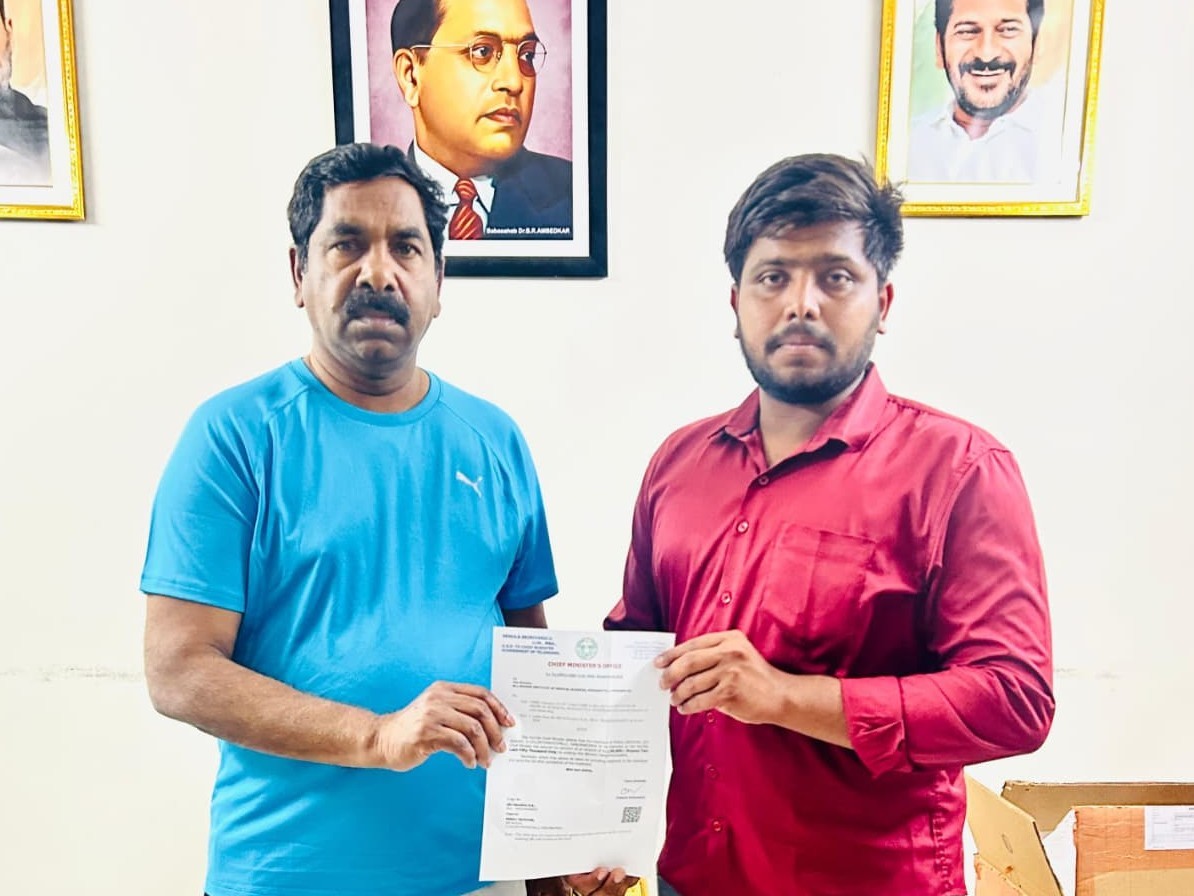 బాధితుడికి రూ.2.5 లక్షల LOC అందజేత