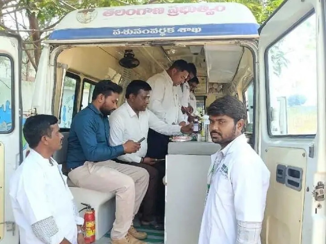 1962 సంచార పశువైద్య వాహనల్లో తనిఖీలు