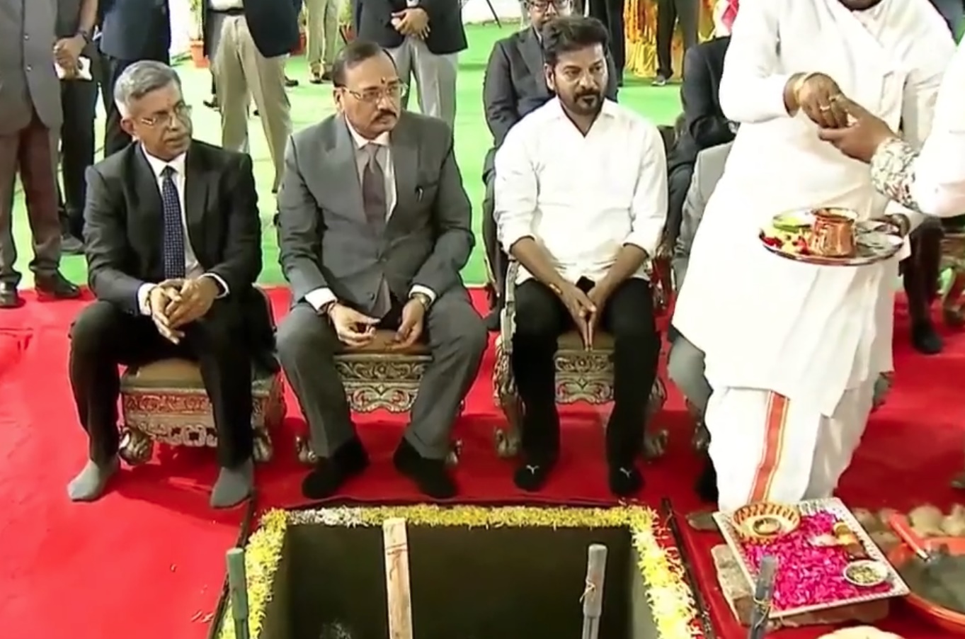 హైకోర్టు జోన్-2 భవన నిర్మాణ పనులకు శంకుస్థాపన