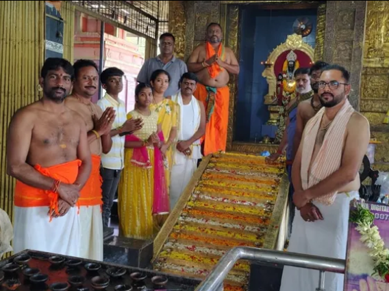 అయ్యప్ప ఆలయంలో ఘనంగా మాసపూజ కార్యక్రమం