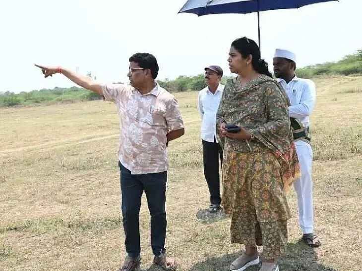 కేంద్రీయ విద్యాలయం ఏర్పాటుకై ప్రతిపాదిత స్థలం పరిశీలన