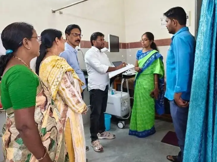 నర్సంపేటలో ఆకస్మిక తనిఖీలు చేసిన మెడికల్ ఆఫీసర్